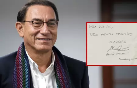 Vizcarra desde Barbadillo: "Nos vemos prontito"