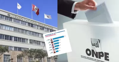 JNE advierte que encuestas de intenci�n de voto solo ser�n publicadas hasta este