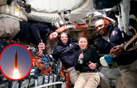 As� es el d�a a d�a de los astronautas de la nave Orion.