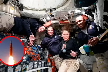 As� es el d�a a d�a de los astronautas de la nave Orion.