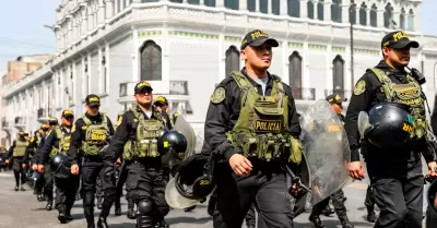 Polic�a Nacional garantiza seguridad en jornada electoral.