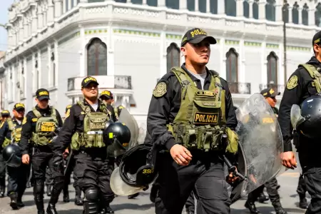 Polic�a Nacional garantiza seguridad en jornada electoral.