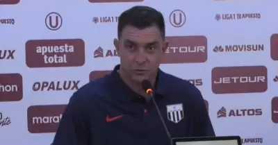 Pablo Guede minimiza derrota de Alianza Lima