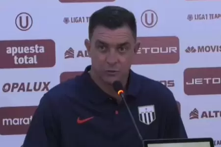 Pablo Guede minimiza derrota de Alianza Lima