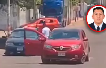 Escena del crimen en el distrito de La Esperanza.