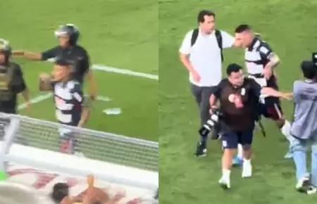 Paolo Guerrero y sus pol�micos gestos ante Universitario en el cl�sico.