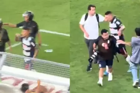 Paolo Guerrero y sus pol�micos gestos ante Universitario en el cl�sico.