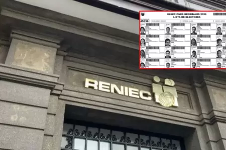 Reniec habilita plataforma para consultar anotaciones en padr�n electoral con el