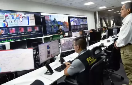 Ministro del Interior supervis� avance en la C4 de la PNP.