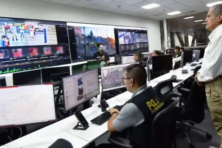 Ministro del Interior supervis� avance en la C4 de la PNP.