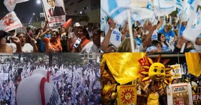 Conoce aqu� las fechas de los m�tines finales de los candidatos presidenciales