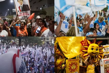 Conoce aqu� las fechas de los m�tines finales de los candidatos presidenciales