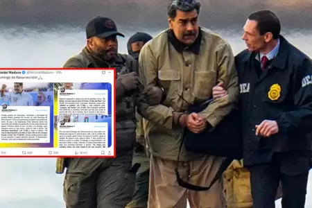 Nicol�s Maduro env�a mensaje por Semana Santa desde prisi�n: "Gana el amor