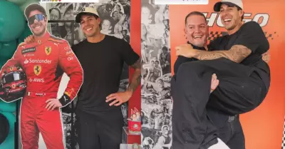 Isabella Ladera sorprendi� a Hugo Garc�a con fiesta tem�tica por su cumplea�os