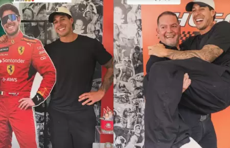 Isabella Ladera sorprendi� a Hugo Garc�a con fiesta tem�tica por su cumplea�os