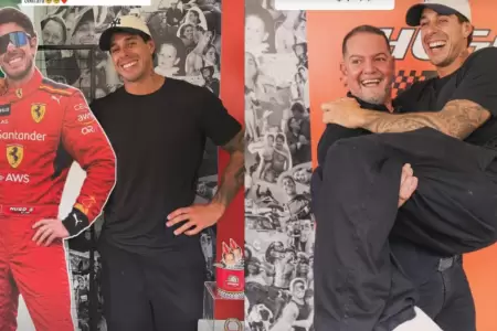 Isabella Ladera sorprendi� a Hugo Garc�a con fiesta tem�tica por su cumplea�os