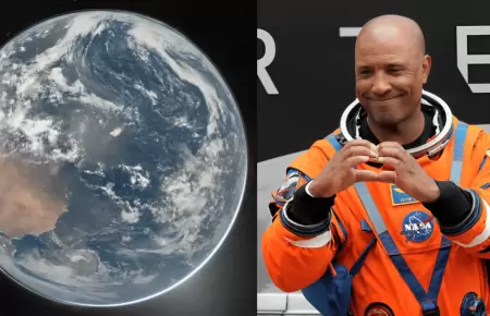 V�ctor Glover, piloto de Artemis II, mand� un emotivo mensaje a la humanidad