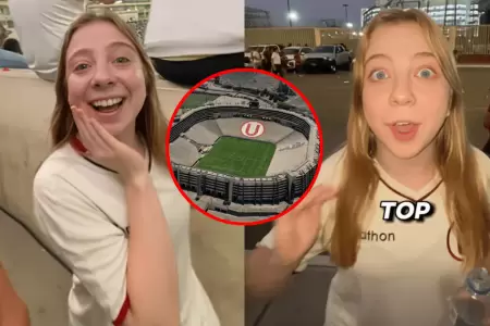 Joven estadounidense qued� impactada con el estadio Monumental