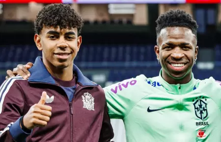 Vinicius Junior invita a Lamine Yamal a luchar contra el racismo.