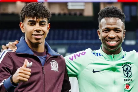 Vinicius Junior invita a Lamine Yamal a luchar contra el racismo.