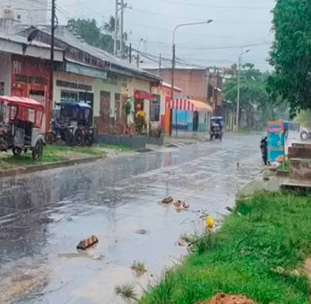 Advierten lluvias intensas para la selva y la sierra.