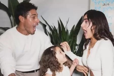 Hugo Garc�a e Isabella Ladera comparten la tierna revelaci�n del g�nero de su be