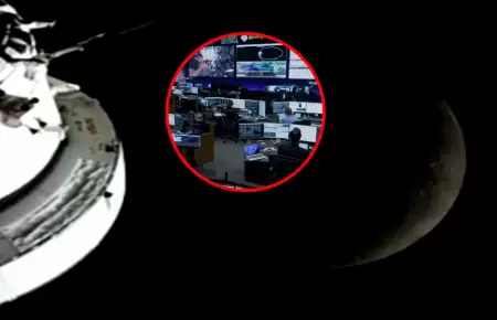 La tripulaci�n permanecer� incomunicada con control en Tierra por 40 minutos.