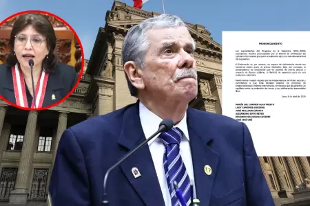 Expresidentes del Congreso respaldan a Rospigliosi ante adelanto de fallo por de