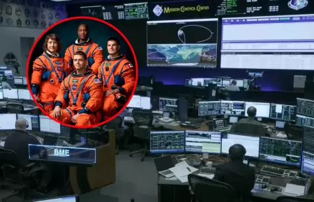 Tripulaci�n inicia su regreso al planeta tras sobrevuelo lunar.