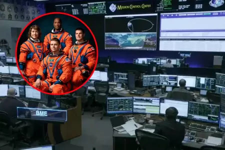 Tripulaci�n inicia su regreso al planeta tras sobrevuelo lunar.