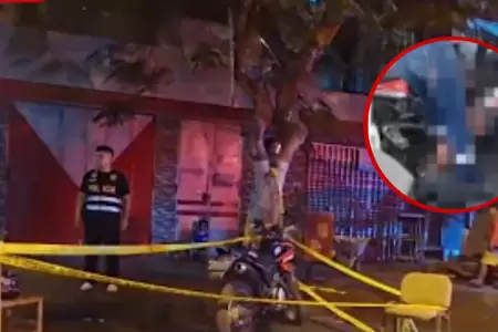 Joven es asesinado frente a taller mec�nico en SJL