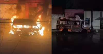 Calcinan combi en el Callao mientras chofer dorm�a en su casa