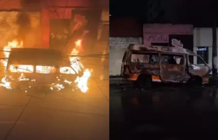 Calcinan combi en el Callao mientras chofer dorm�a en su casa