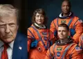 "EE.UU. no tendr� rival en el espacio": Trump advierte al mundo tras exitoso retorno del hombre a la Luna