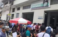 Reportan largas colas en oficinas de Reniec: ciudadanos contin�an tramitando su DNI a d�as de las Elecciones