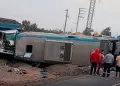 Tragedia en Panamericana Sur: Choque entre bus tur�stico y cami�n dej� un fallecido y m�s de 10 heridos