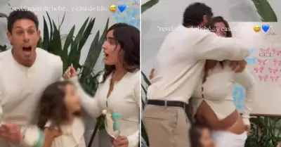 Isabella Ladera y su accidente con su falda