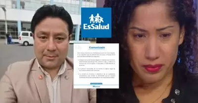 EsSalud nioega que implicado en denuncia por violencia sea funcionario p�blico.