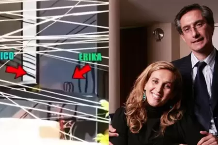 Katia Condos tras im�genes de Federico Salazar con otra mujer