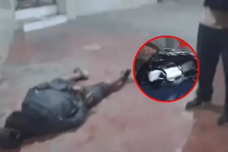 Capturan a extorsionador cuando dejaba explosivo en hotel de El Agustino