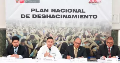 Ministerio de Justicia presenta plan de deshacinamiento de penales.