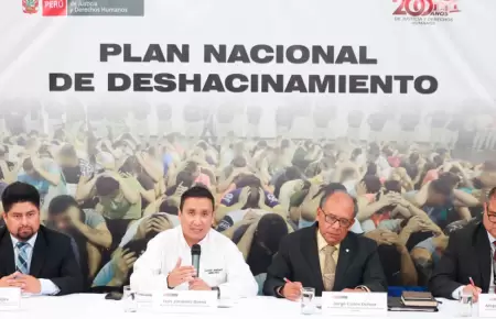 Ministerio de Justicia presenta plan de deshacinamiento de penales.
