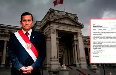 Humala solicita estar presenta en audiencia.