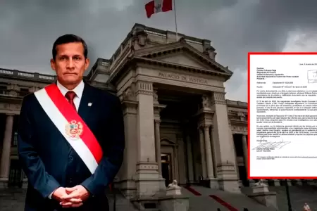 Humala solicita estar presenta en audiencia.
