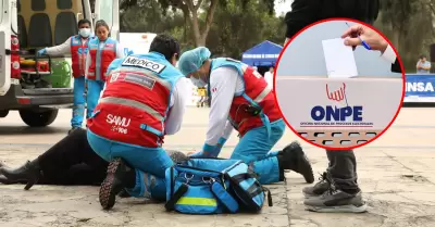 Ambulancias del Minsa brindar�n atenci�n m�dica en distintos locales de votaci�n