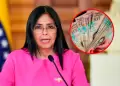 Delcy Rodr�guez anuncia un aumento salarial "responsable" para trabajadores en Venezuela
