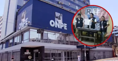 Tres colaboradores de ONPE despedidos por hacer propaganda pol�tica