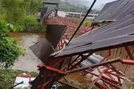 Puente colapsa en Amazonas