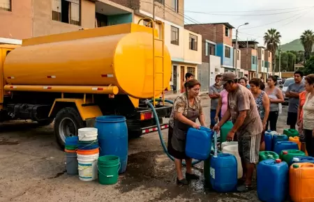 Corte de agua en Lima.