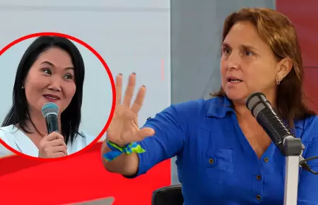 Marisol P�rez Tello descarta respaldar a Keiko Fujimori.